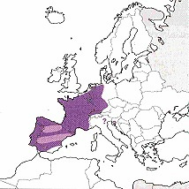 Verbreitung Gom pulchellus